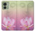 S3511 Fleur de lotus Bouddhisme Etui Coque Housse pour Motorola Edge (2023), Edge 40