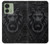 S3619 Lion noir gothique Etui Coque Housse pour Motorola Edge (2023), Edge 40