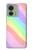 S3810 Vague d'été licorne pastel Etui Coque Housse pour Motorola Edge (2023), Edge 40