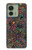 S3815 Art psychédélique Etui Coque Housse pour Motorola Edge (2023), Edge 40