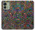 S3815 Art psychédélique Etui Coque Housse pour Motorola Edge (2023), Edge 40