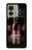 S3850 Crâne de drapeau américain Etui Coque Housse pour Motorola Edge (2023), Edge 40