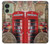 S3856 Vintage Londres Britannique Etui Coque Housse pour Motorola Edge (2023), Edge 40