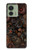 S3884 Engrenages Mécaniques Steampunk Etui Coque Housse pour Motorola Edge (2023), Edge 40