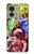 S3914 Galaxie colorée de costume d'astronaute de nébuleuse Etui Coque Housse pour Motorola Edge (2023), Edge 40