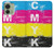 S3930 Clé jaune cyan magenta Etui Coque Housse pour Motorola Edge (2023), Edge 40