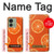 S3946 Motif orange sans couture Etui Coque Housse pour Motorola Edge (2023), Edge 40