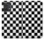 S1611 Échiquier Damier Noir Blanc Etui Coque Housse pour Motorola Edge 40 Neo