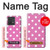 S2358 Rose à pois Etui Coque Housse pour Motorola Edge 40 Neo