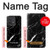 S2895 Noir Marbre imprimé graphique Etui Coque Housse pour Motorola Edge 40 Neo