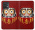 S3023 Japon Bonne chance Daruma Poupée Etui Coque Housse pour Motorola Edge 40 Neo