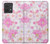S3036 Flore de fleur rose douce Etui Coque Housse pour Motorola Edge 40 Neo