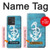 S3053 Marin Blue Anchor Etui Coque Housse pour Motorola Edge 40 Neo