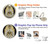 S3144 Support Antique Horloge Etui Coque Housse pour Motorola Edge 40 Neo