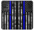 S3244 Ligne Bleu mince Etats-Unis Etui Coque Housse pour Motorola Edge 40 Neo