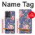 S3265 Motif Fleur millésimé Etui Coque Housse pour Motorola Edge 40 Neo