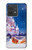 S3282 Château de Santa Noël Etui Coque Housse pour Motorola Edge 40 Neo