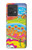 S3407 hippie Art Etui Coque Housse pour Motorola Edge 40 Neo
