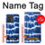S3671 Tie Dye bleu Etui Coque Housse pour Motorola Edge 40 Neo