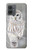 S1566 Milou Blanc Chouette Chouette Etui Coque Housse pour Motorola Moto G14