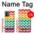S2362 Arc en ciel coloré Shavron Zig zag Etui Coque Housse pour Motorola Moto G14