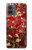 S2414 Rouge Fleur amandier Van Gogh Etui Coque Housse pour Motorola Moto G14