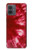 S2480 Tie dye rouge Etui Coque Housse pour Motorola Moto G14