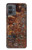 S2714 Rouille Texture acier imprimé graphique Etui Coque Housse pour Motorola Moto G14