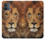 S2870 Lion Roi des Bêtes Etui Coque Housse pour Motorola Moto G14