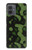 S2877 Vert Serpent Imprimé graphique Peau Etui Coque Housse pour Motorola Moto G14