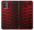 S2879 Rouge Arowana écailles de poisson Etui Coque Housse pour Motorola Moto G14