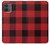 S2931 Rouge Buffle motif de vérification Etui Coque Housse pour Motorola Moto G14