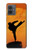 S3024 Kung Fu Karate Combattant Etui Coque Housse pour Motorola Moto G14