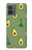 S3285 Motif d'avocat Etui Coque Housse pour Motorola Moto G14