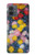 S3342 Claude Monet Chrysanthèmes Etui Coque Housse pour Motorola Moto G14