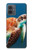 S3497 Vert tortue de mer Etui Coque Housse pour Motorola Moto G14