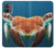 S3497 Vert tortue de mer Etui Coque Housse pour Motorola Moto G14