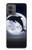 S3510 Dauphin Lune Nuit Etui Coque Housse pour Motorola Moto G14