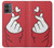 S3701 Mini signe d'amour de coeur Etui Coque Housse pour Motorola Moto G14