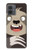 S3855 Dessin animé visage paresseux Etui Coque Housse pour Motorola Moto G14