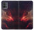 S3897 Espace nébuleuse rouge Etui Coque Housse pour Motorola Moto G14