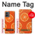 S3946 Motif orange sans couture Etui Coque Housse pour Motorola Moto G14