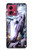 S0749 licorne Cheval Etui Coque Housse pour Motorola Moto G84