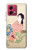 S0889 Japon Kimono Etui Coque Housse pour Motorola Moto G84