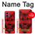 S1090 Rouge Loup Etui Coque Housse pour Motorola Moto G84