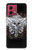 S1434 Crâne Tatouage Motard Aile Etui Coque Housse pour Motorola Moto G84 S1434 Crâne Tatouage Motard Aile Etui Coque Housse pour Motorola Moto G84