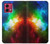 S2312 Arc en ciel coloré espace Galaxie Etui Coque Housse pour Motorola Moto G84