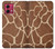 S2326 girafe Peau Etui Coque Housse pour Motorola Moto G84