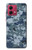 S2346 Marine Camo camouflage graphique Etui Coque Housse pour Motorola Moto G84