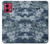 S2346 Marine Camo camouflage graphique Etui Coque Housse pour Motorola Moto G84
